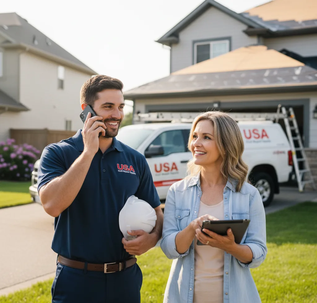 USA Roof Repair Experts customer support in Lyons